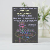 ラスベガスの印の第50誕生会 招待状 (スタンド正面)