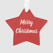 ラスベガスの印へのクリスマスの歓迎 オーナメント (裏面)