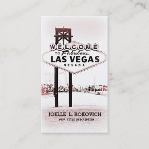 ラスベガスの喜ばしい徴候の一般的な名刺 名刺