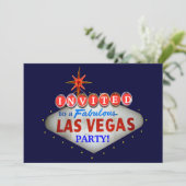 ラスベガスの喜ばしい徴候をカスタマイズ 招待状 (スタンド正面)