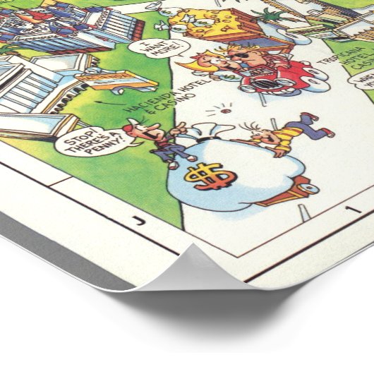 ラスベガスの地図 ポスター (角)