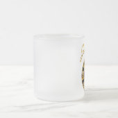 ラスベガスの大当たりのカジノの破片 フロストグラスマグカップ (中央)