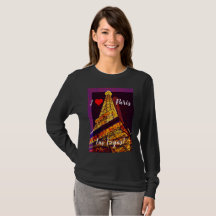 ラスベガスの女性用Tシャツのパリが好き