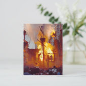 ラスベガスの宝島での海賊船戦 ポストカード (スタンド正面)