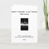 ラスベガスの挨拶状 カード (裏面)