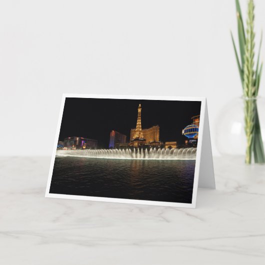 ラスベガスの挨拶状 カード (正面)