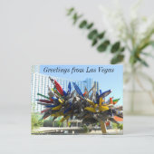 ラスベガスの挨拶 ポストカード (スタンド正面)
