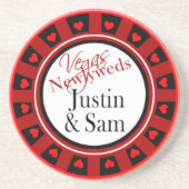 ラスベガスの新婚者のカジノの砂岩コースター コースター (正面)