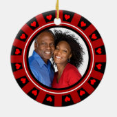 ラスベガスの新婚者のカジノの破片の写真 セラミックオーナメント (裏面)