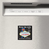 ラスベガスの日付を結婚保存 マグネット (インサイチュ (食洗機))