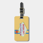 ラスベガスの発表で結婚した ラゲッジタグ (正面縦)