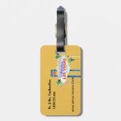 ラスベガスの発表で結婚した ラゲッジタグ (裏面縦)