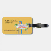 ラスベガスの発表で結婚した ラゲッジタグ (裏面横)