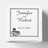 ラスベガスの目的地の結婚式のお願いボックス フェイバーボックス (上部)