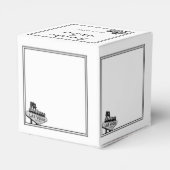 ラスベガスの目的地の結婚式のお願いボックス フェイバーボックス (裏面サイド)