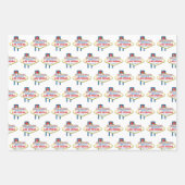 ラスベガスの看板へようこそ ラッピングペーパーシート (正面2)