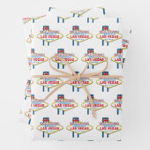 ラスベガスの看板へようこそ ラッピングペーパーシート (インサイチュ)