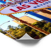 ラスベガスの看板ポスターへようこそ ポスター (角)