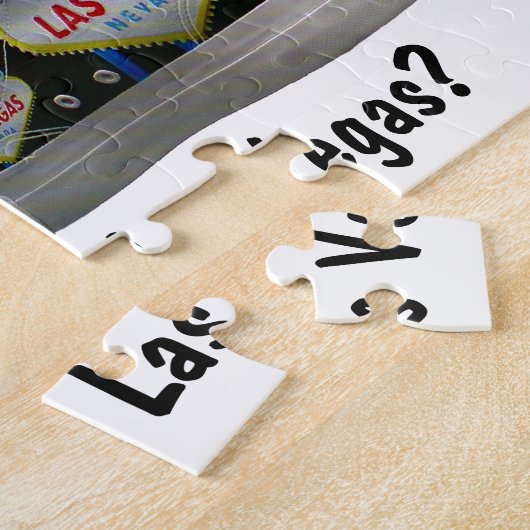 ラスベガスの私と結婚します ジグソーパズル (側面)