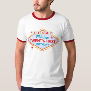 ラスベガスの第21誕生日 Tシャツ