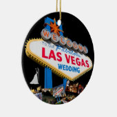 ラスベガスの素晴らしいオーナメントへようこそ結婚。 セラミックオーナメント (右)