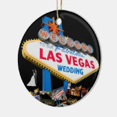 ラスベガスの素晴らしいオーナメントへようこそ結婚。 セラミックオーナメント (左)