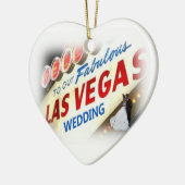 ラスベガスの素晴らしいオーナメントへようこそ セラミックオーナメント (左)