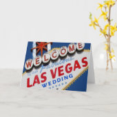 ラスベガスの素晴らしいカード結婚へようこそ カード (黄色い花)
