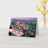 ラスベガスの素晴らしいカード結婚へようこそ カード (黄色い花)