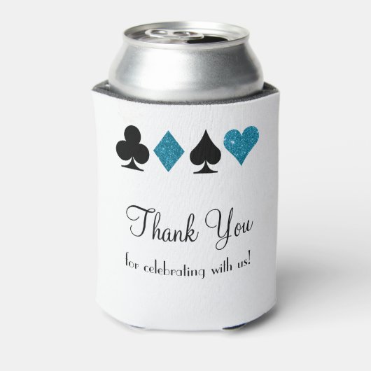 ラスベガスの結婚クーラーボックスに賛成ターコイズ 缶クーラー (缶裏面)