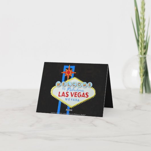 ラスベガスの結婚式によって割り当てられる座席 カード (裏面)