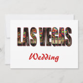 ラスベガスの結婚式の日付を保存 セーブザデート (正面)