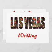 ラスベガスの結婚式の日付を保存 セーブザデート (正面/裏面)