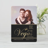 ラスベガスの結婚式は日付テンプレートを保存 セーブザデート (スタンド正面)