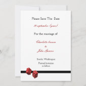 ラスベガスの結婚式は日付発表を保存 セーブザデート (裏面)