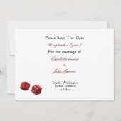 ラスベガスの結婚式は日付発表を保存 セーブザデート (裏面)
