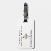 ラスベガスの結婚式は駆け落ちします ラゲッジタグ (裏面縦)