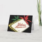 ラスベガスの結婚式招待状のたった今結婚しました 案内状 (裏面)