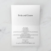 ラスベガスの結婚式 招待状 (内部)