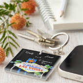ラスベガスの結婚FavorKeychain   社 キーホルダー (正面右)