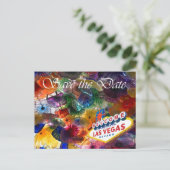 ラスベガスの花はがきを保存する 案内ポストカード (スタンド正面)