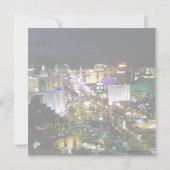 ラスベガスの花嫁のためのクールな招待状 招待状 (裏面)