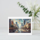 ラスベガスの街並み ポストカード (スタンド正面)