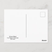 ラスベガスの街並み ポストカード (裏面)