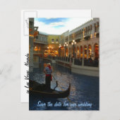 ラスベガスの計画を結婚保存する 案内ポストカード (正面/裏面)