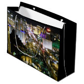 ラスベガスの誕生日の強打のストリップ ラージペーパーバッグ (正面アングル)