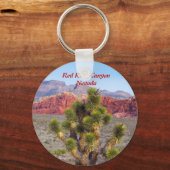 ラスベガスの近くのレッドロックキャニオン保全地域 キーホルダー (正面)