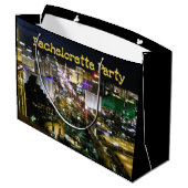 ラスベガスの金ゴールドのバチェロレッテ ラージペーパーバッグ (裏面アングル)