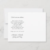 ラスベガスへの引越し 新しい家 案内状 (裏面)