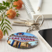 ラスベガスへようこそ キーホルダー (側面)